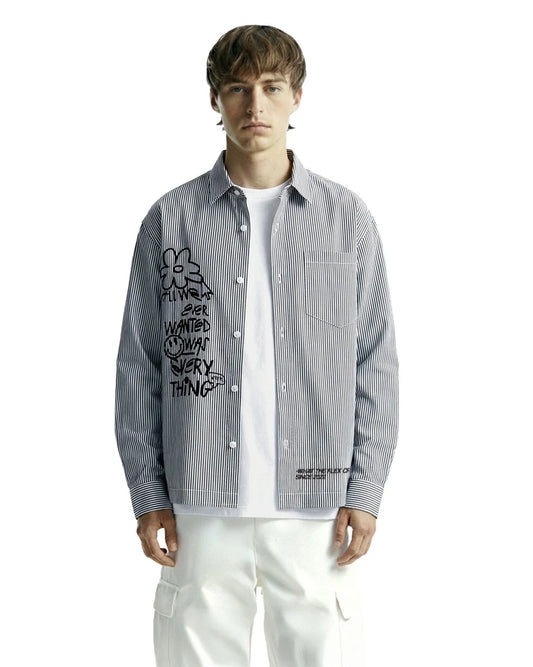 Drip Desi's All Things Striped Graphic Shirt