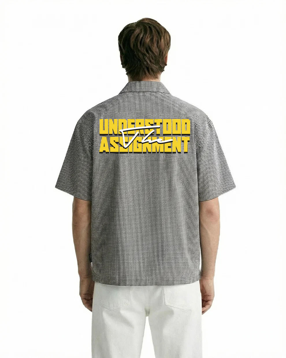 Drip Desi’s Checkered Oversized Shirt – Graphic Print Streetwear Shirt