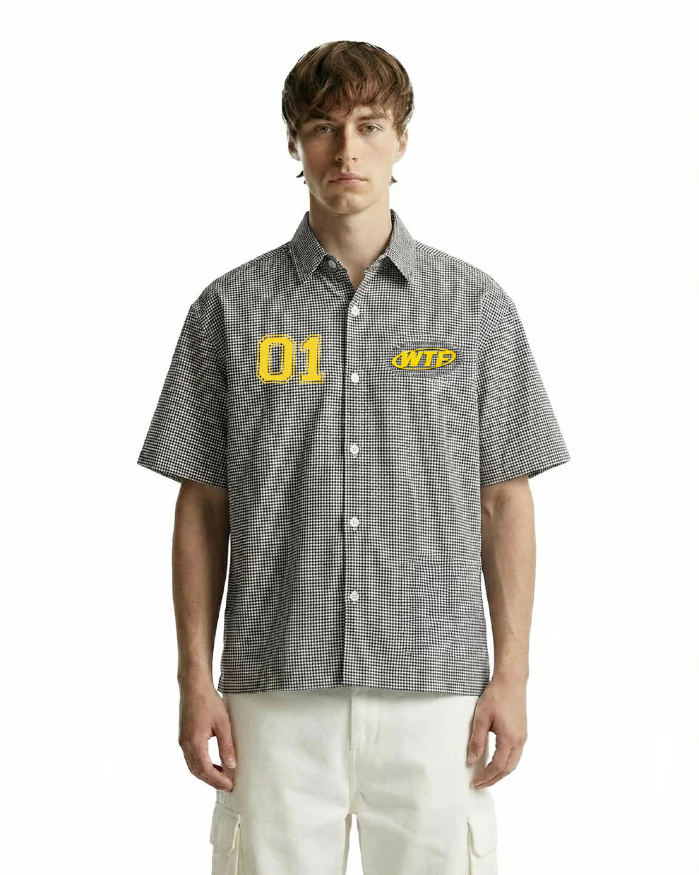Drip Desi’s Checkered Oversized Shirt – Graphic Print Streetwear Shirt