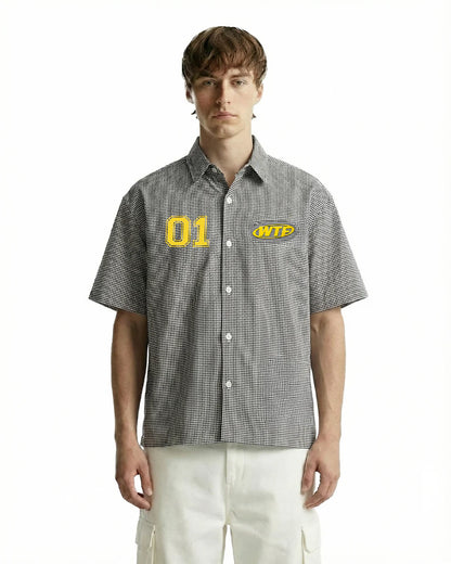 Drip Desi’s Checkered Oversized Shirt – Graphic Print Streetwear Shirt