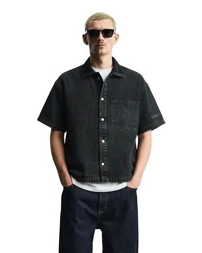 Drip Desi's Oversized Denim Layer Shirt – Premium Streetwear Jacket Shirt