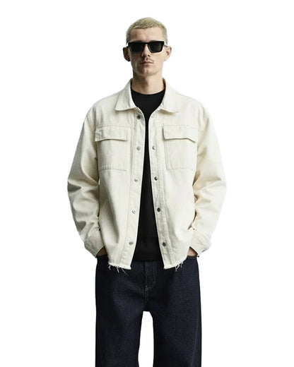 Drip Desi's Oversized Denim Layer Shirt – Premium Streetwear Jacket Shirt