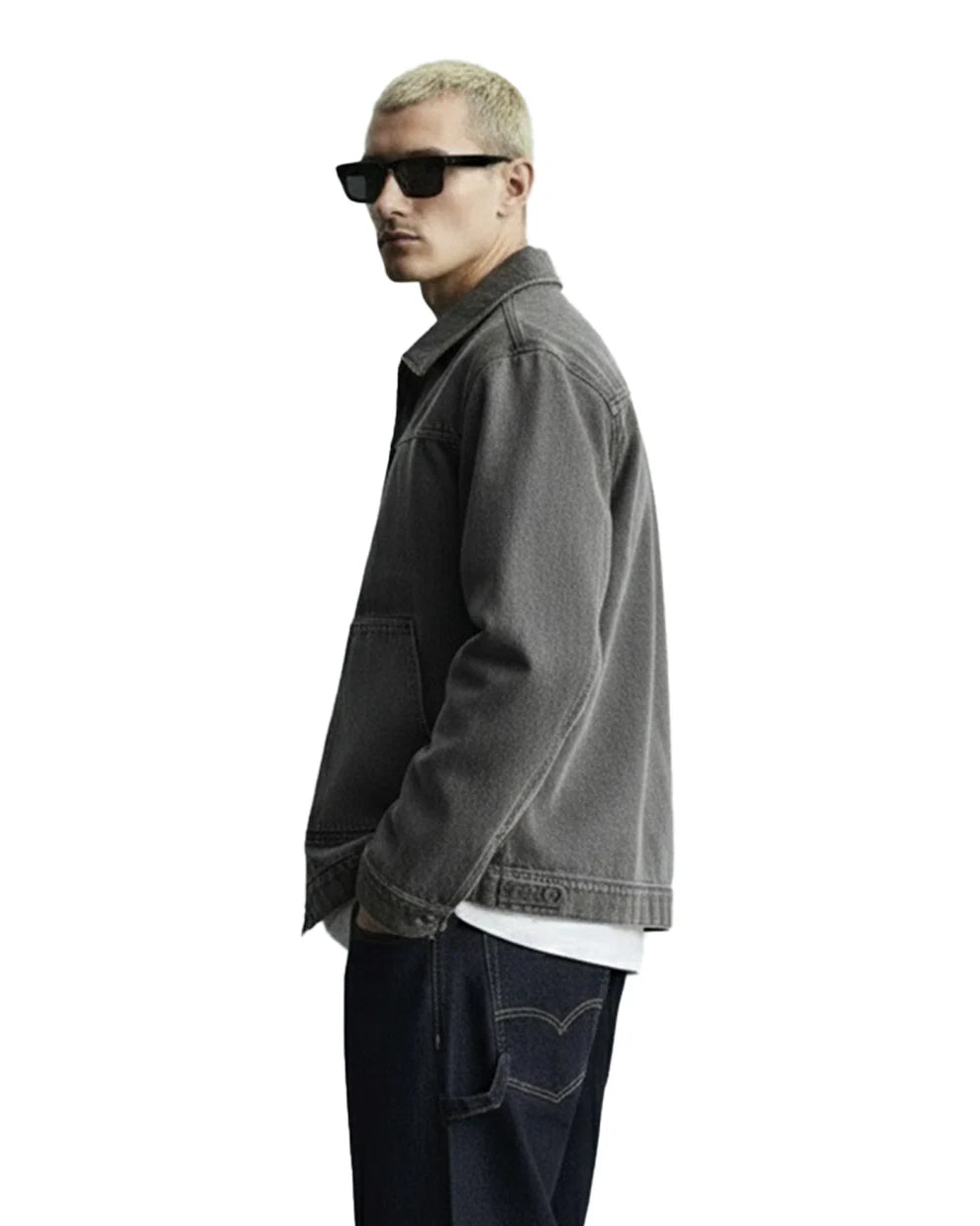 Drip Desi's Oversized Denim Layer Shirt – Premium Streetwear Jacket Shirt