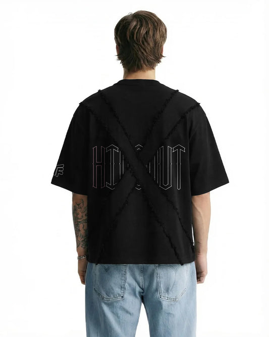 Drip Desi's Hideout Boxy Black Oversized T-Shirt