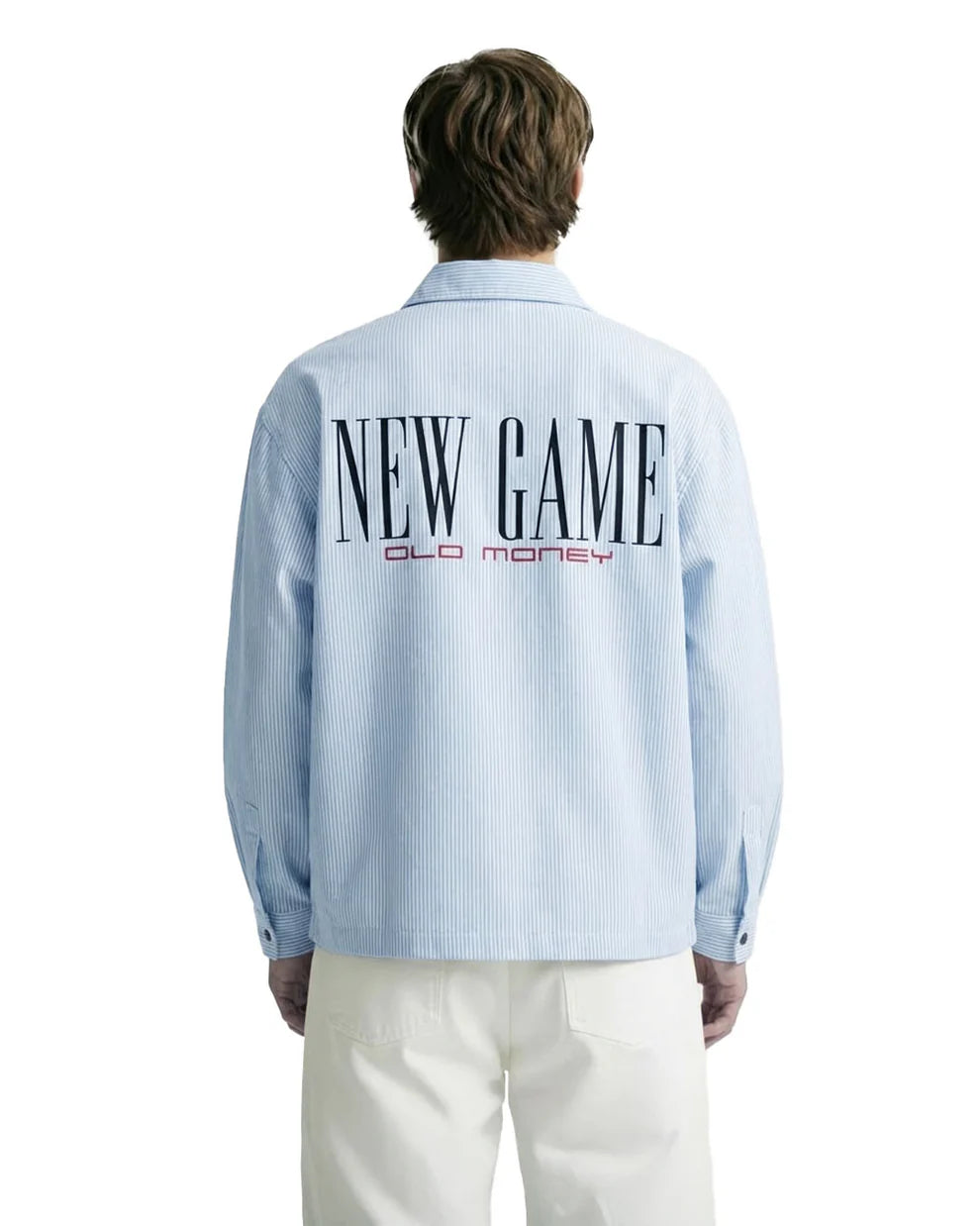 Drip Desi's New Game Old Money Striped Shirt