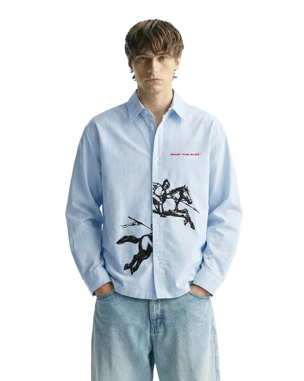Drip Desi's New Game Old Money Striped Shirt