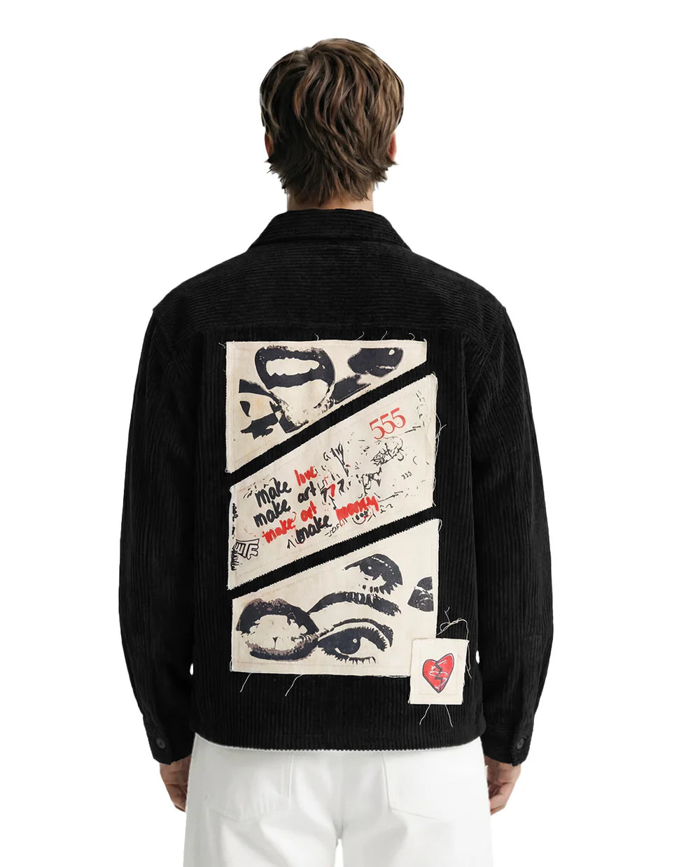 Drip Desi’s Black Ribbed Oversized Shirt – Premium Textured Streetwear Shirt