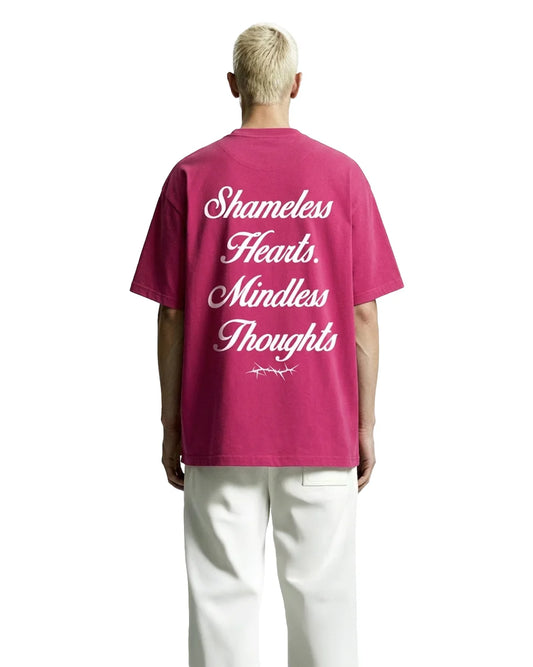Drip Desi's Pink Washed Graphic Oversized T-Shirt