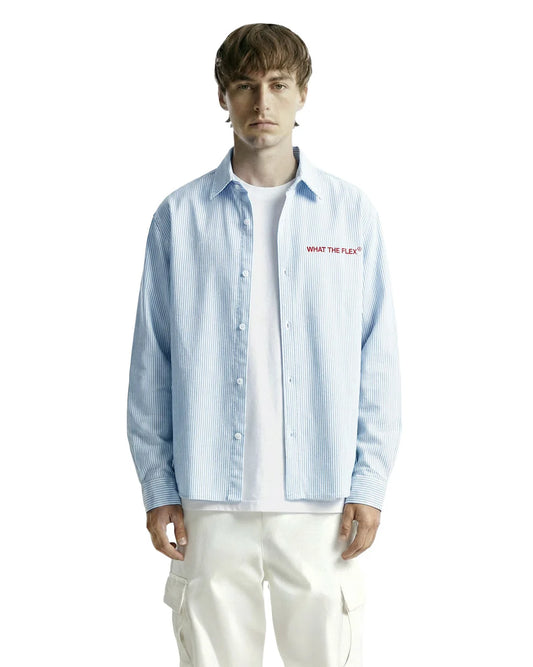 Drip Desi's These Days Striped Statement Shirt