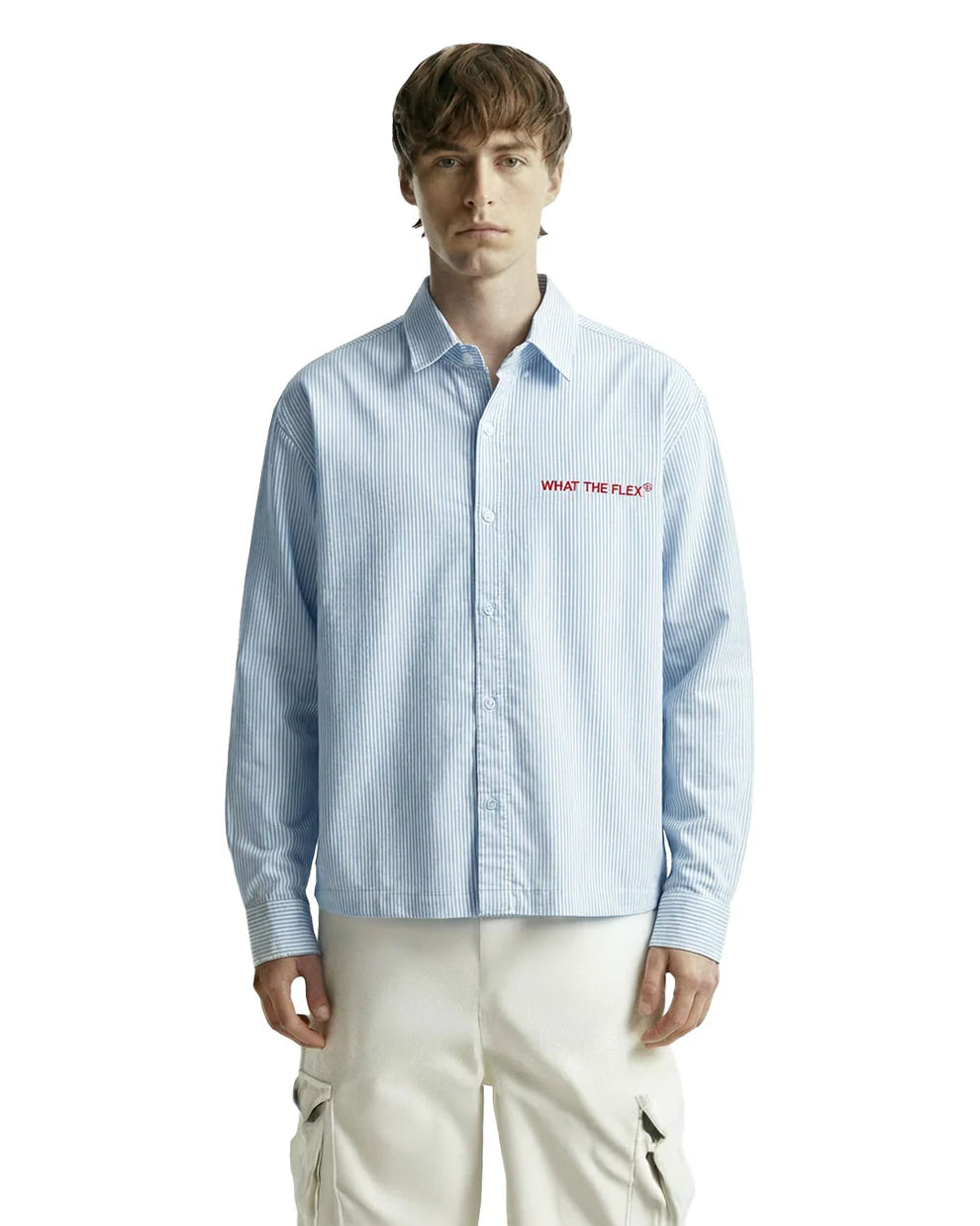 Drip Desi's These Days Striped Statement Shirt