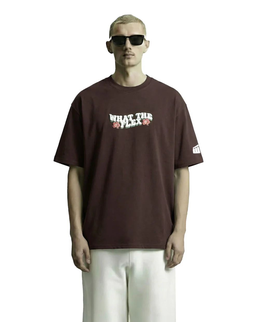 Drip Desi's Water Lotus Graphic Oversized T-Shirt