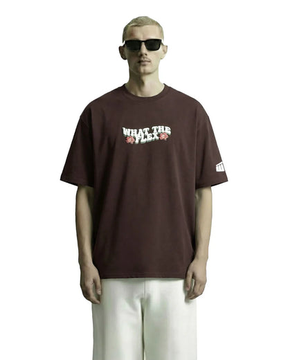 Drip Desi's Water Lotus Graphic Oversized T-Shirt